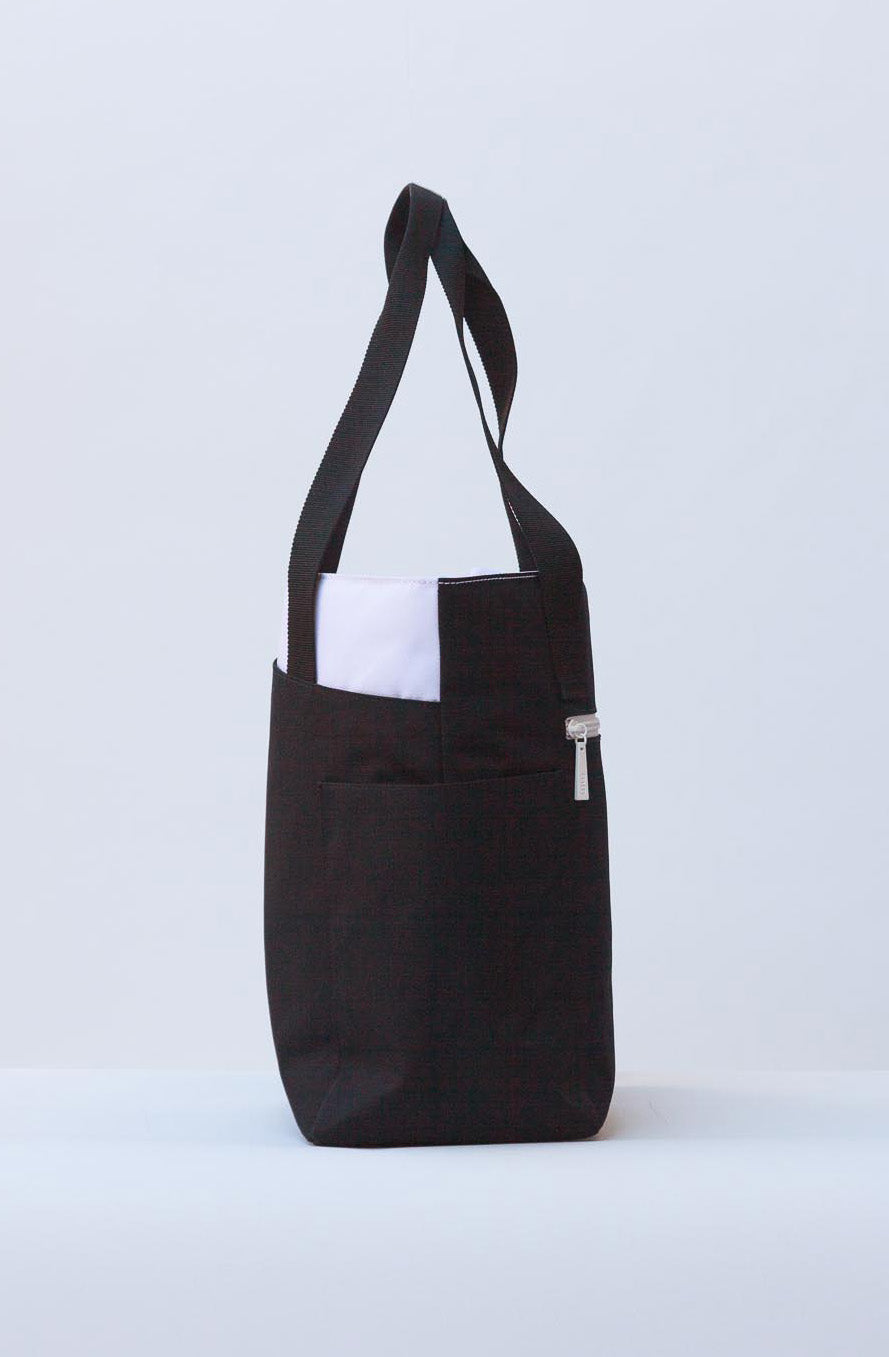 Paddle/Racquet Tote - Black/Sea Salt Block