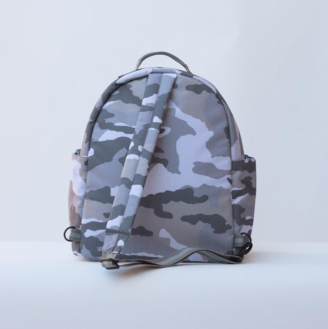 Sling Backpack - Grey Camo - FINAL SALE
